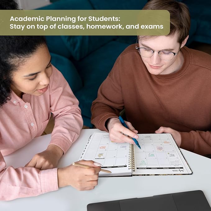 Academic Planner 2026-2027, Jul 2026-Jun 2027 Monthly & Weekly Planner
