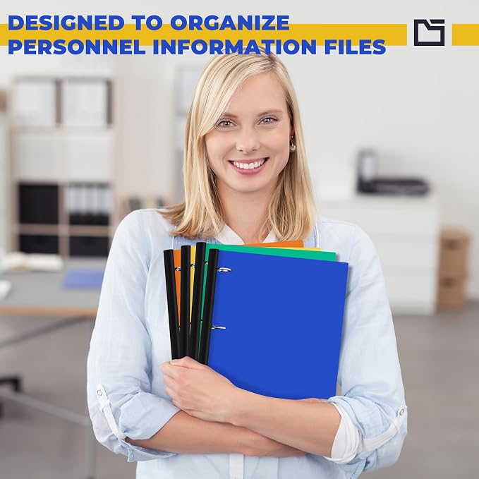 Henoyso 6 Pcs 0.75 Inch Telescoping 3 Ring Binder with Expandable Telescoping Spine 175 Sheets Capacity 3 Round Rings Flexible Plastic Notebook Binder for School, Office(Multicolor)