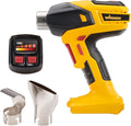 Wagner Spraytech FURNO 550 18V Cordless Heat Gun, Bare Tool | Variable-temperature 18V cordless heat gun, 550°F to 1000°F, includes two nozzles; battery and charger are sold separately.