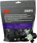 3M Performance Pressure HVLP Atomizing Head Refill Kit, 26811, Size 1.1 | Yellow; for use with 3M Performance Industrial Spray Gun; 10 Pack