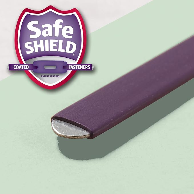 Smead Pressboard Classification File Folder with SafeSHIELD Fasteners, 3 Dividers, 3" Expansion, Letter Size, Gray/Green, 10 per Box (14091)
