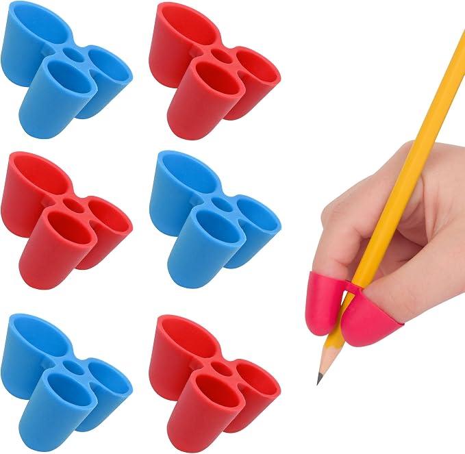 The Classics Writing CLAW Pencil Grip Medium 6 Pack – Ergonomic Aid for Kids, Pre-K, Special Needs, Fits Pencils, Pens, Utensils, Right or Left Hand, Easy Grip Trainer, Occupational Therapy