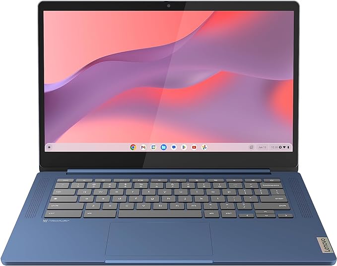 Lenovo IdeaPad Slim 3 Chromebook 14-inch FHD Laptop - (MediaTek Kompanio 520, 4GB RAM, 64GB eMMC, ChromeOS)