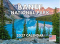 Banff National Park Calendar 2027 Canada Monthly Wall Calender 12 Month | American Made In The USA