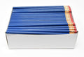 Pencil Guy Blank Round Pencils, Medium Blue, 1000 to a box