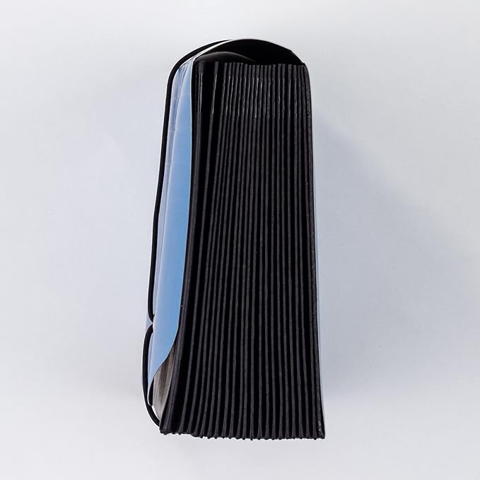 Smead Two-Way Handy Organizer File, 21 Pockets, Alphabetic (A-Z) and Monthly (Jan-Dec), Flap and Elastic Cord Closure, Blue/Black (70506), Letter (Pack of 12)