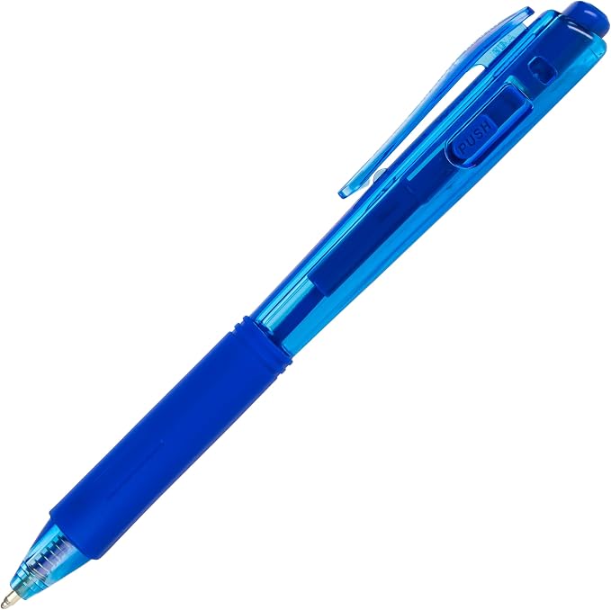 Pentel WOW! Ballpoint Pen, (1.0mm) Medium Line, Blue Ink 60 Count, Canister (BK440PC60C) (Pack of 3)