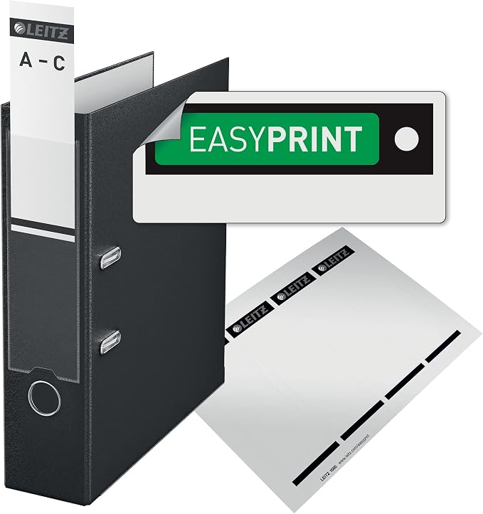 Leitz 2-Ring 2-Inch Premium Linen Textured A4 Sized European Binder, Green (1015-GR)