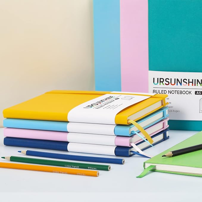 Ruled Notebook/Journal - Classic Lined Journal/Notebook, 5.3" x 8.26"