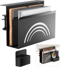 Onemake 2-Tier Rainbow Desk Side Storage, No Drill Laptop Holder, Clamp on Desks Shelf with Magnetic Pen Holder, Hanging Desk Organizer for Home Office, Fits Flat Edge Tables 0.4" to 2.3"
