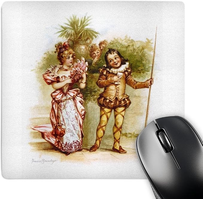 3dRose VintageChest - Shakespeare - Brundage – Twelfth Night - Mousepad (mp_125993_1)