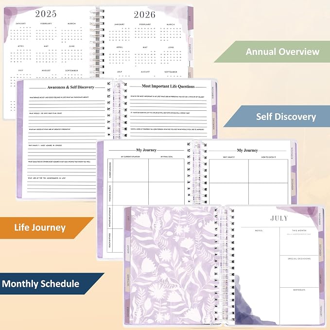 Arundhati Planner 2026-2027, 18 Months Large Daily Weekly Monthly Organizer
