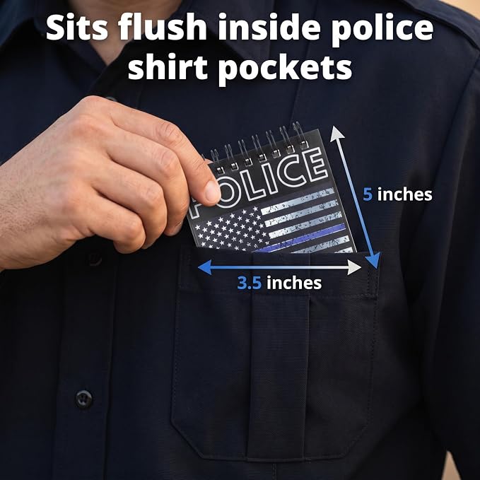 Field Equipt Police Incident Report Pocket Notepads, 5" x 3.5", 6 Pack