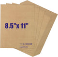 110lb Brown Cardstock 8.5x11, 120 Sheets Heavyweight Brown Card Stock 300 GSM for Invitations, Menus, Poster, DIY Card