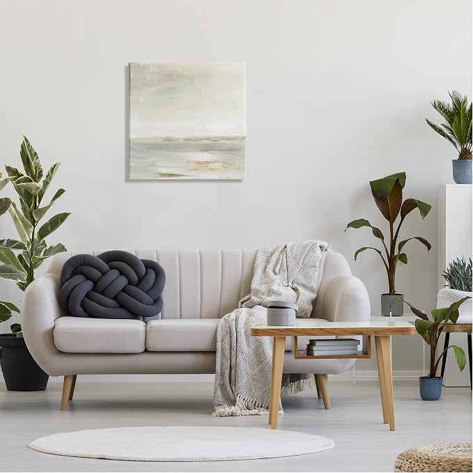 Stupell Industries Beige Abstract Landscape Scene Canvas Wall Art, Design by Judith Shapiro, 24 x 24, Gallery Wrapped Canvas | Stupell Industries · By Judith Shapiro · Ready to hang · Modern decor for living room or office · Made in USA