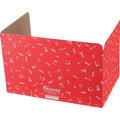 Really Good Stuff Large Privacy Shields Set of 12, Red, Matte Finish