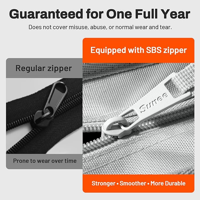 SUNEE Zipper Binder with Handle, 1.5 Inch O-Ring, 325 Pages Capacity, with 5-Tab Expanding File Folder for Classified Storage, Small Size Lightweight Zipper Bag for Middle School Students, Light Grey