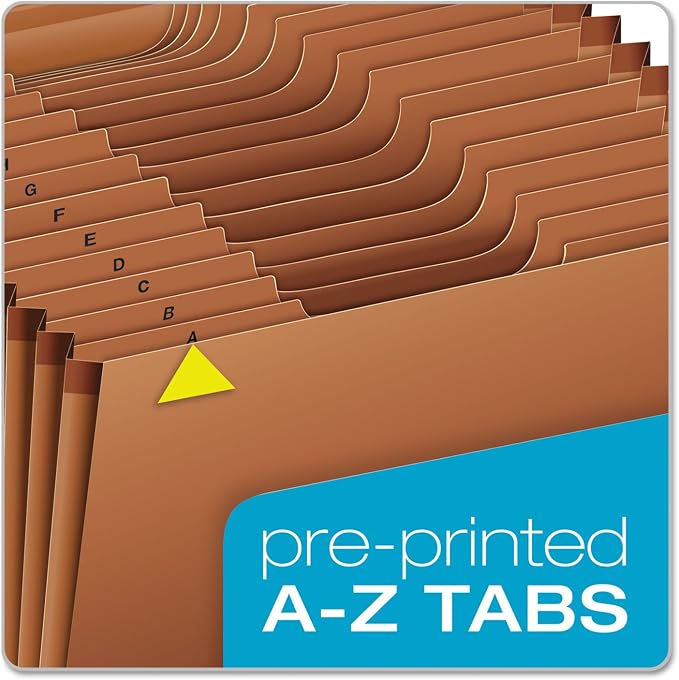Pendaflex Globe-Weis Conversion File Jackets and Pockets, (PFXR119ALHD), Brown