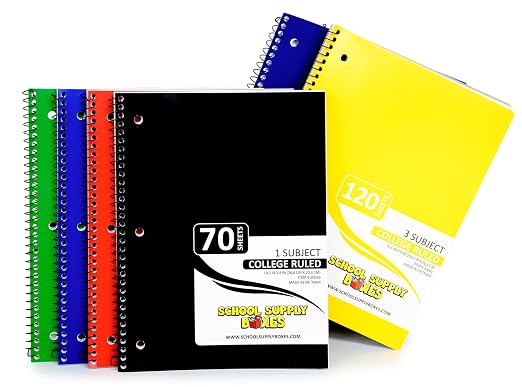 Ultimate High School and College Bundle | Case (2 Boxes) | School Supply Boxes - Back to School Essentials | Includes Notebooks, Tab Dividers, Pencils, Highlighters, & More