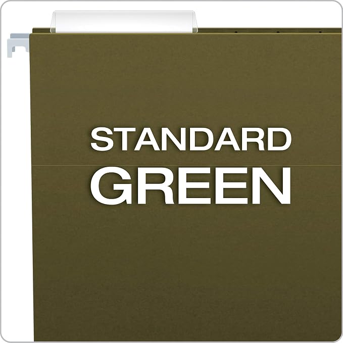 Pendaflex Recycled Hanging Folders, Legal Size, Standard Green, 1/3 Cut, 25/BX (81621)