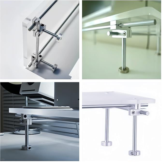 Desk Organizer and Accessories, Computer Monitor Stand for Desk, 31.5" Diy Acrylic Monitor Riser for Desk Accessories