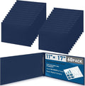 Resurhang 60 Pcs 11x17 Inch Pressboard Report Cover, 3" Capacity Presentation Binder Folder with Metal Prong Paper Fastener to Neatly Bind Reports Proposals Transcripts, Other Documents (Blue)