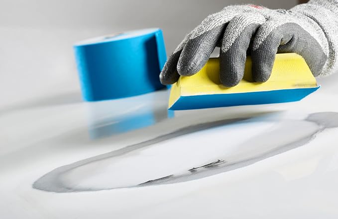 3M Stikit Blue Abrasive Sheet Roll, 36215, 40 Grit, 2-3/4 in x 10 yd, 1 Roll, Paint Preparation, Coatings Removal, for Automotive