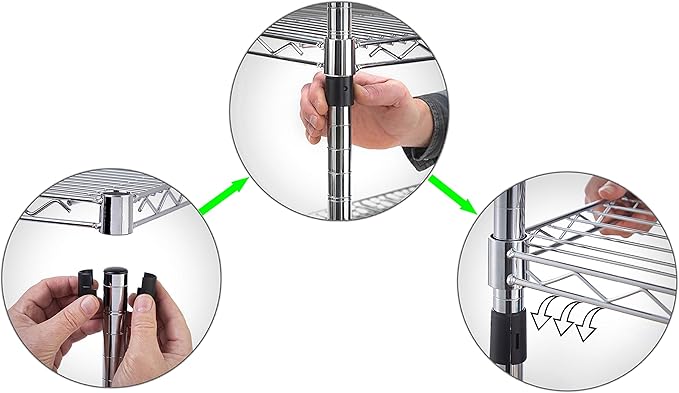 Regal Altair 24" Deep x 30" Wide x 27" Height Wire Shelving Kit | 2-Tier | NSF Commercial Storage Rack Unit
