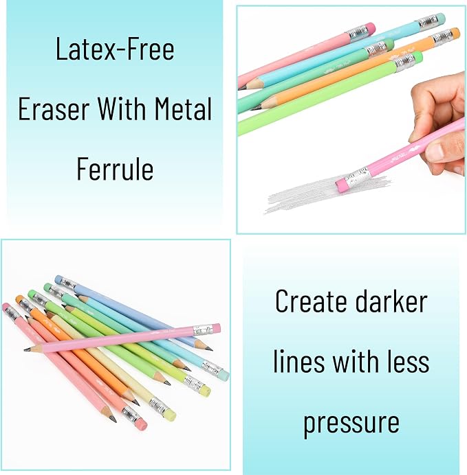 Mr. Pen- Jumbo Pencils, 60 pcs, Preschool Pencils, Large Pencil