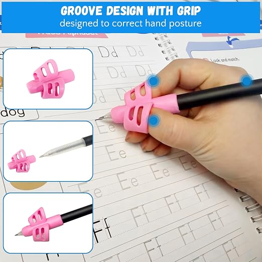 Magic Grooved Writing Practice for Ages 3-8, Grooved Handwriting Practice for Kids, Reusable Handwriting Book, Preschool Learning Activitys for Tracing Letters & Numbers, Gifts for 3 Year Old Boy