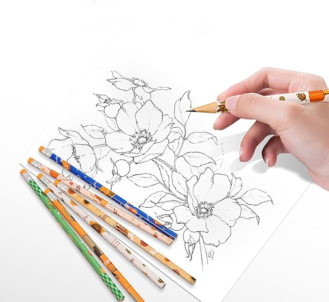144pcs Thanksgiving Pencils with Eraser Wood Pencils Bulk (Thanksgiving, 144)
