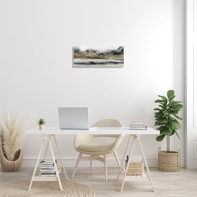 Abstract Nature Grove Landscape, 10 x 24 Inch Canvas Wall Art | Stupell Industries · By Carol Robinson · Ready to hang · Ideal for living room or office · Made in USA