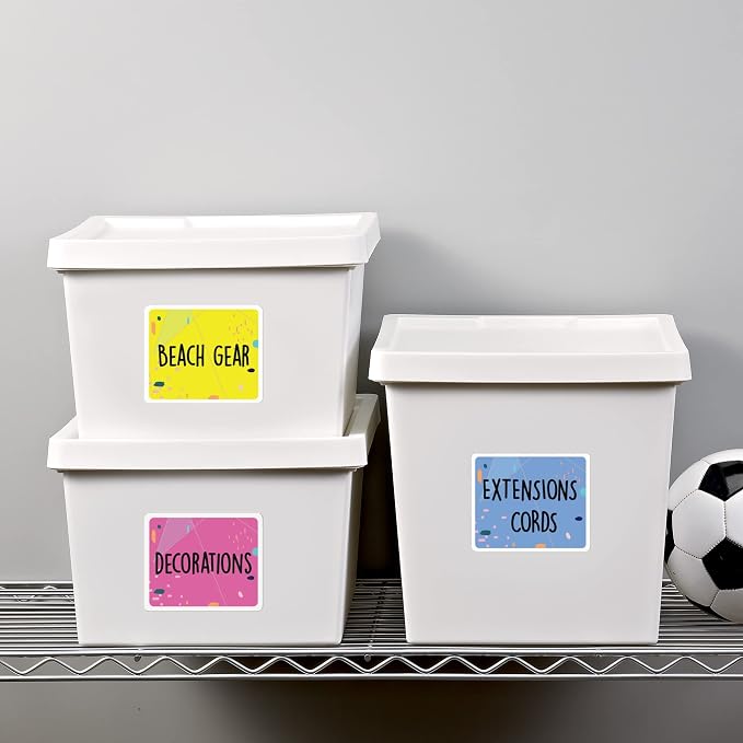 Avery Printable Shipping Labels with Sure Feed, 3-1/3" x 4", White, 600 Blank Mailing Labels for Laser Printers (5164)