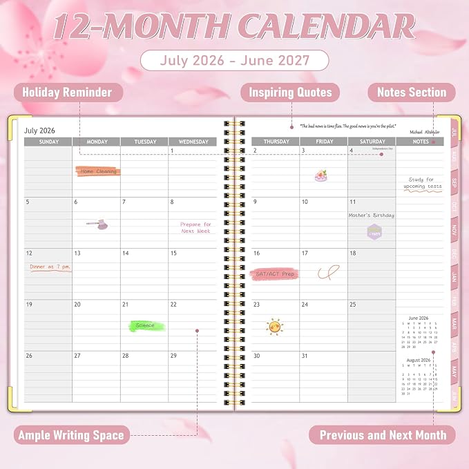 Appointment Book 2026-2027, 30-Minute Interval Hourly Planner, 8.5"×11"