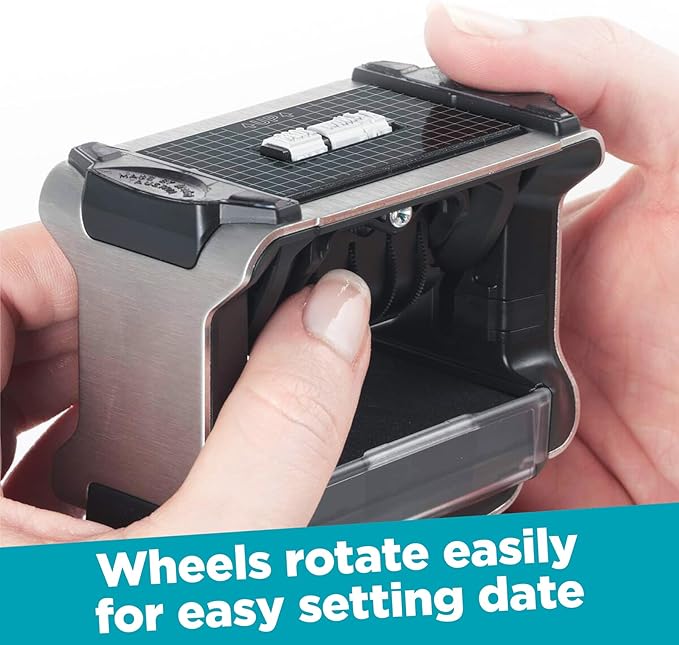 Trodat 5430 Professional Self-Inking Date Stamp with E-MAILED - Blue Ink