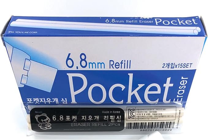 30 Refills for Mechanical Eraser Pen, Retractable Precision Eraser