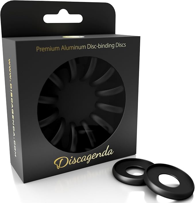 Discagenda Discbound Discs (Black, 12 Piece 1.3in)