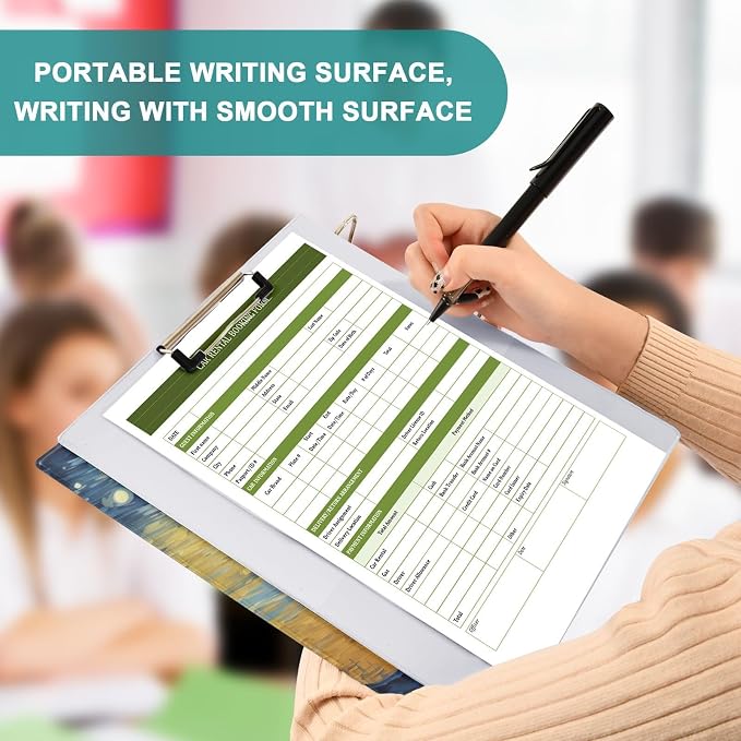 SPRIPORT Black Cat Starry Sky Blue 1.5 Inch 3 Ring Binder Holds 200 Sheets for Office Supplies Durable PVC Round Ring Binder with Interior Clear Pockets 3 Ring Notebook Binder for Man Woman Home Work