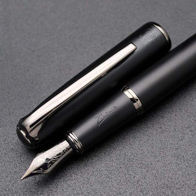 czxwyst Picasso 916 Malage Fountain Pen Original Box New Version (Sunset Gray, Extra Fine Nib 0.38mm)