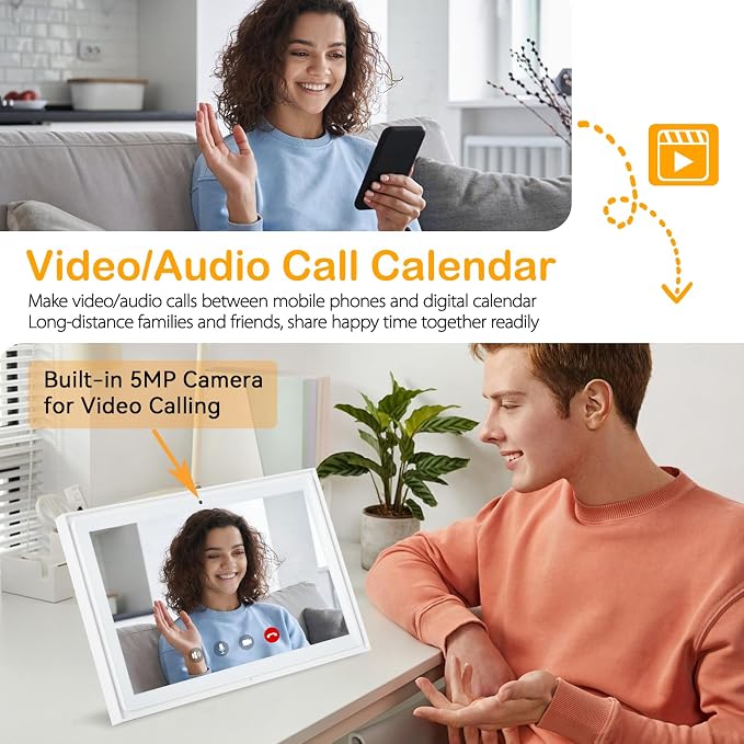 10.1" Digital Calendar No Monthly Fee Small Kitchen Planner