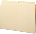 Smead File Folder, Reinforced 1/2-Cut Tab, Assorted Positions, Letter Size, Manila, 100 per Box (10326)