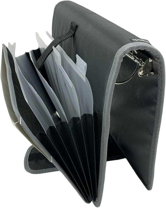 Mead Five Star Binder - Zipper 2 Inch 3-Ring Binder, Expansion Panel and Expanding File, 580 Sheet Capacity Assorted Colors