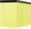 Aidunmis 10 Pack Yellow Legal Pads 8.5 x 11 College Ruled Note Pads Lined Writing Paper Pads Yellow Paper 8.5 x 11 Pads of Paper 30 Sheets per Writing Tablets Lined Legal Notepads for Home, Office
