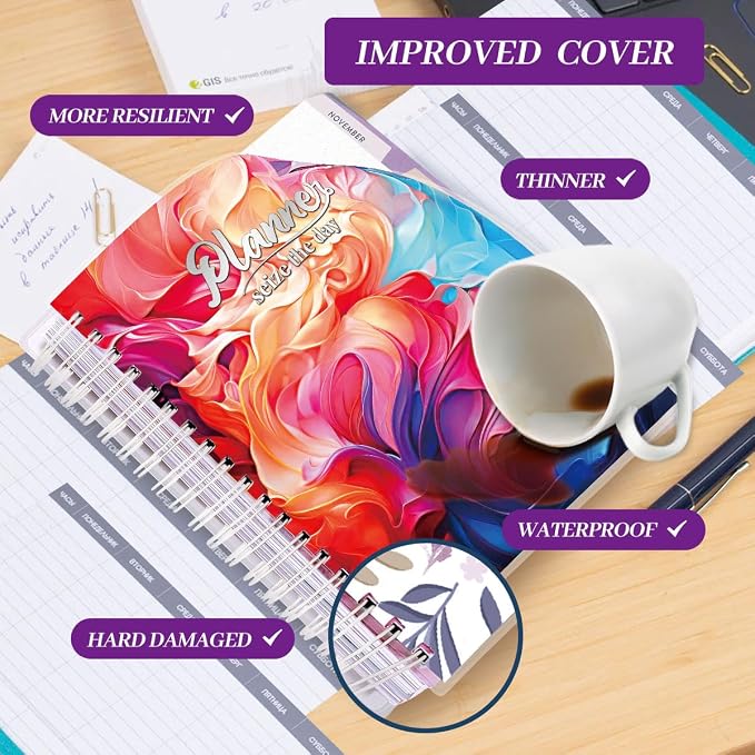 Arundhati Planner 2026-2027, 18 Months Large Daily Weekly Monthly Organizer