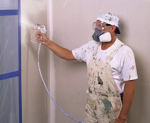 3M Reusable Respirator Half Facepiece 7503, NIOSH, Large | 3M Cool Flow Valve, Dual Airline Supplied Air Compatible, Integrated Dropdown Suspension, Bayonet Connections