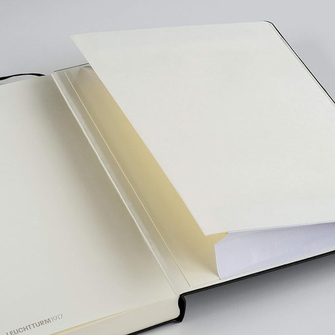 LEUCHTTURM1917 - Notebook Hardcover Master Classic A4+ - 235 Numbered Pages for Writing and Journaling (Navy, Ruled)