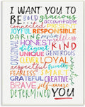 Inspirational Phrases, 13 x 19 Inch Mounted Print on Wall Plaque | Stupell Industries · By Erica Billups · Hand finished · Ready to hang · Made in USA
