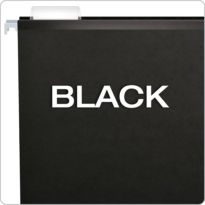 Pendaflex Recycled Hanging Folders, Black, Legal (Pack of 10)