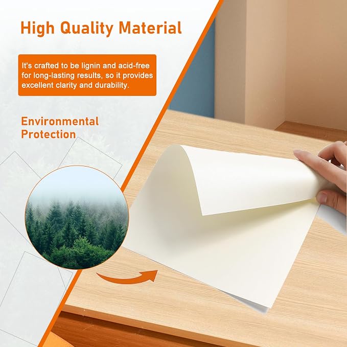 Guakicae 100 Sheets Cream Shimmer Cardstock 8.5 x 11 Off White Paper 92lb | Heavyweight Ivory Paper Card Stock for Business Cards, Invitations, Crafting, Thank You Cards, Making Card