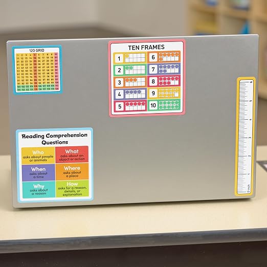 Really Good Stuff EZ Stick Cross-Curricular Vinyl Decals - Primary